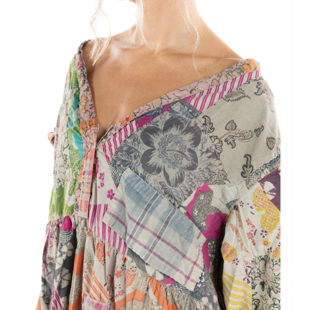 OOAK Magnolia Pearl Patchwork Dress NWT